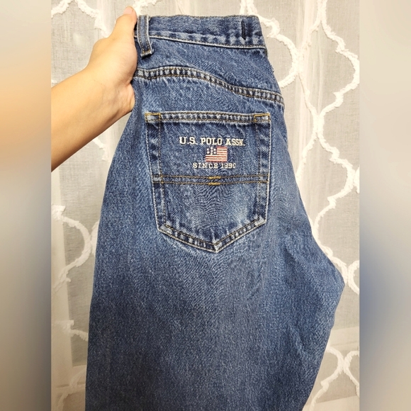 Y2K Vintage US Polo Assn Jeans Blue Denim - Picture 1 of 6